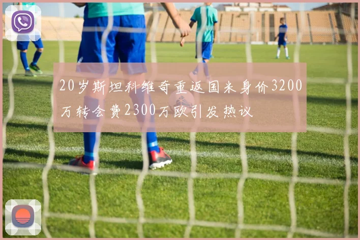 20岁斯坦科维奇重返国米身价3200万转会费2300万欧引发热议